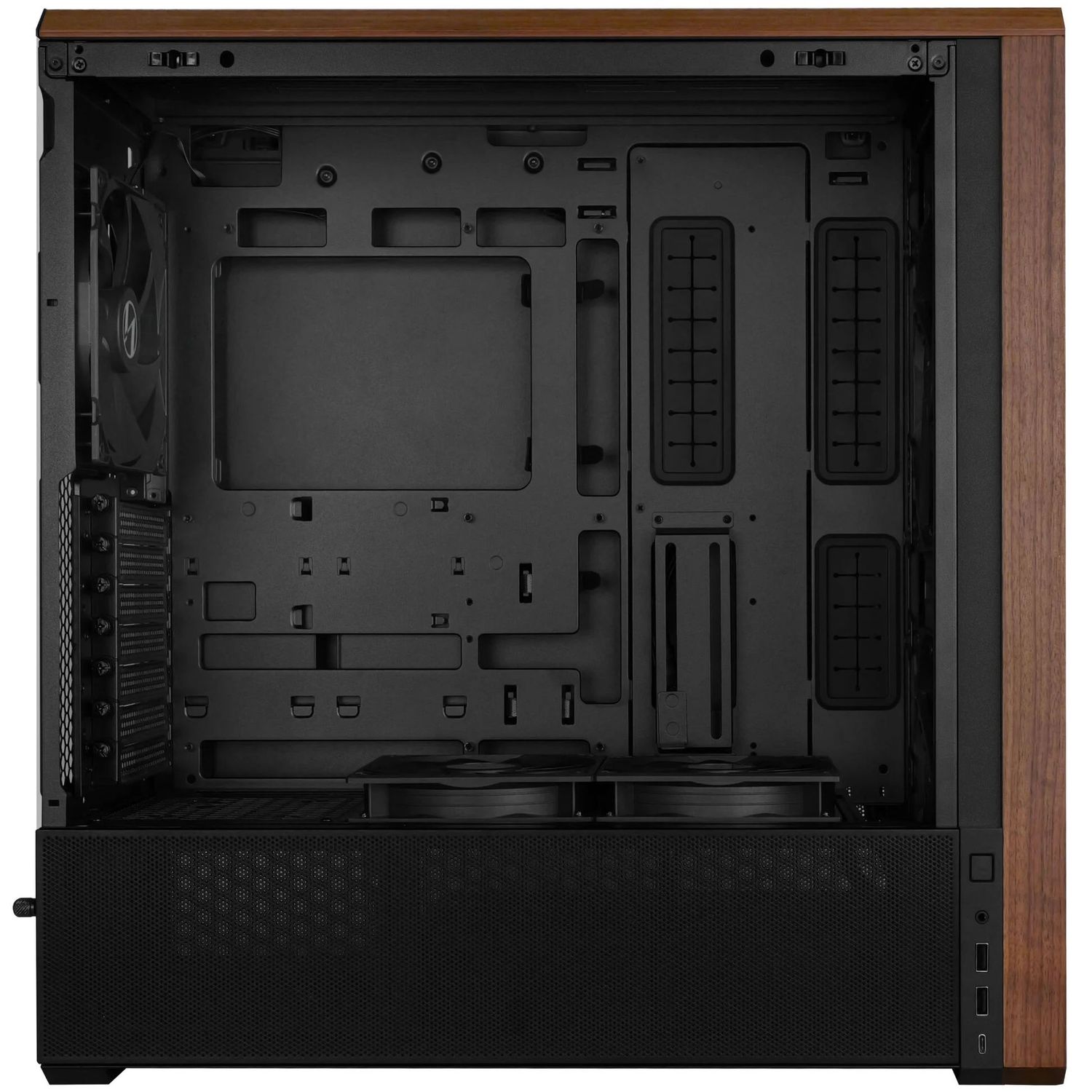 Számítógépház Lian Li LANCOOL 217 ATX, Edzett üveg, Fekete