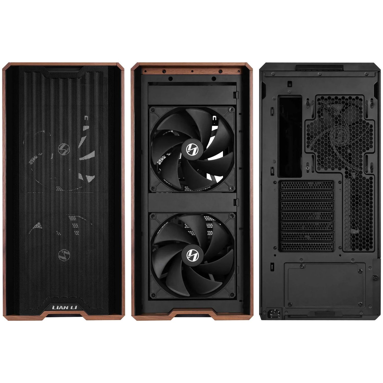 Számítógépház Lian Li LANCOOL 217 ATX, Edzett üveg, Fekete