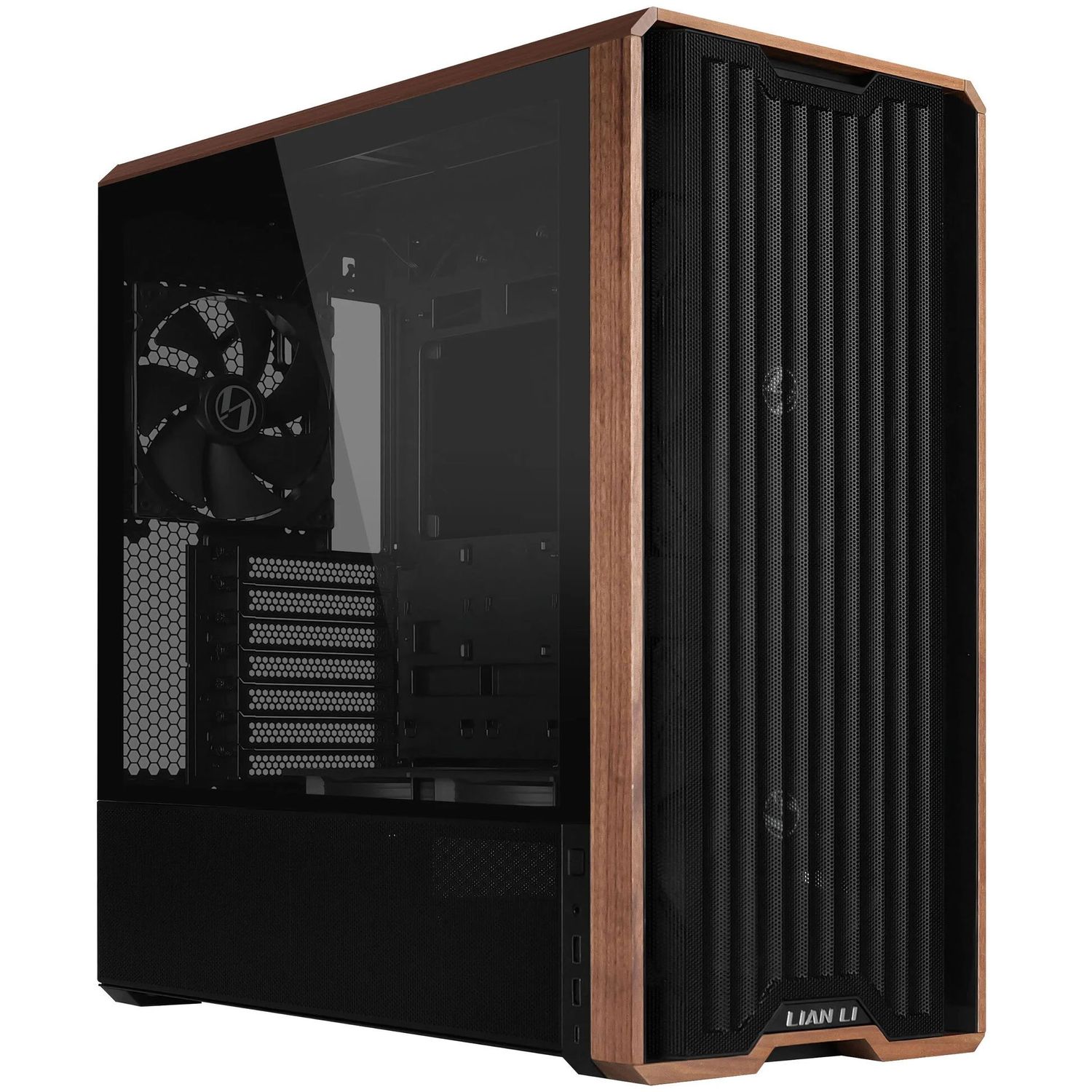 Számítógépház Lian Li LANCOOL 217 ATX, Edzett üveg, Fekete