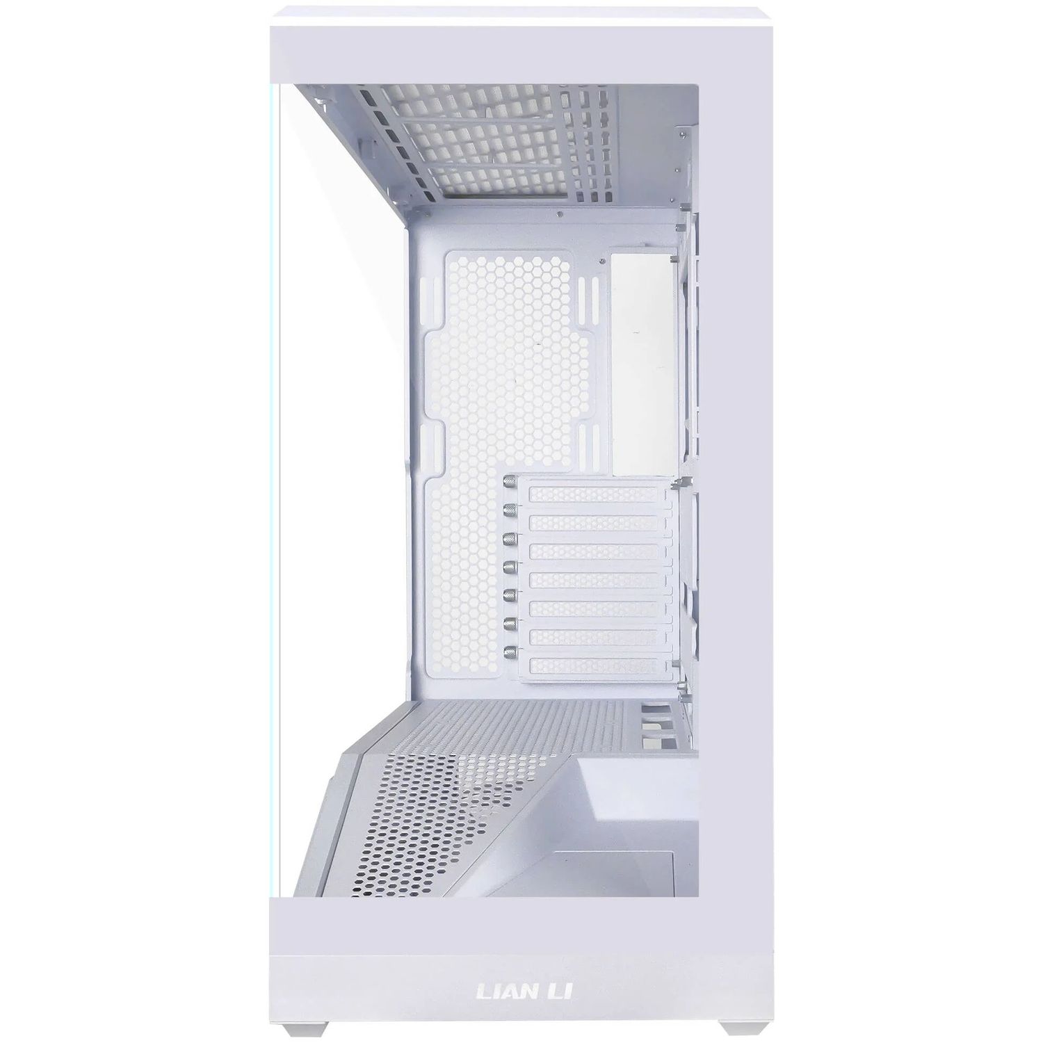 Lian Li V100 Midi Tower PC Case, tempered glass - white
