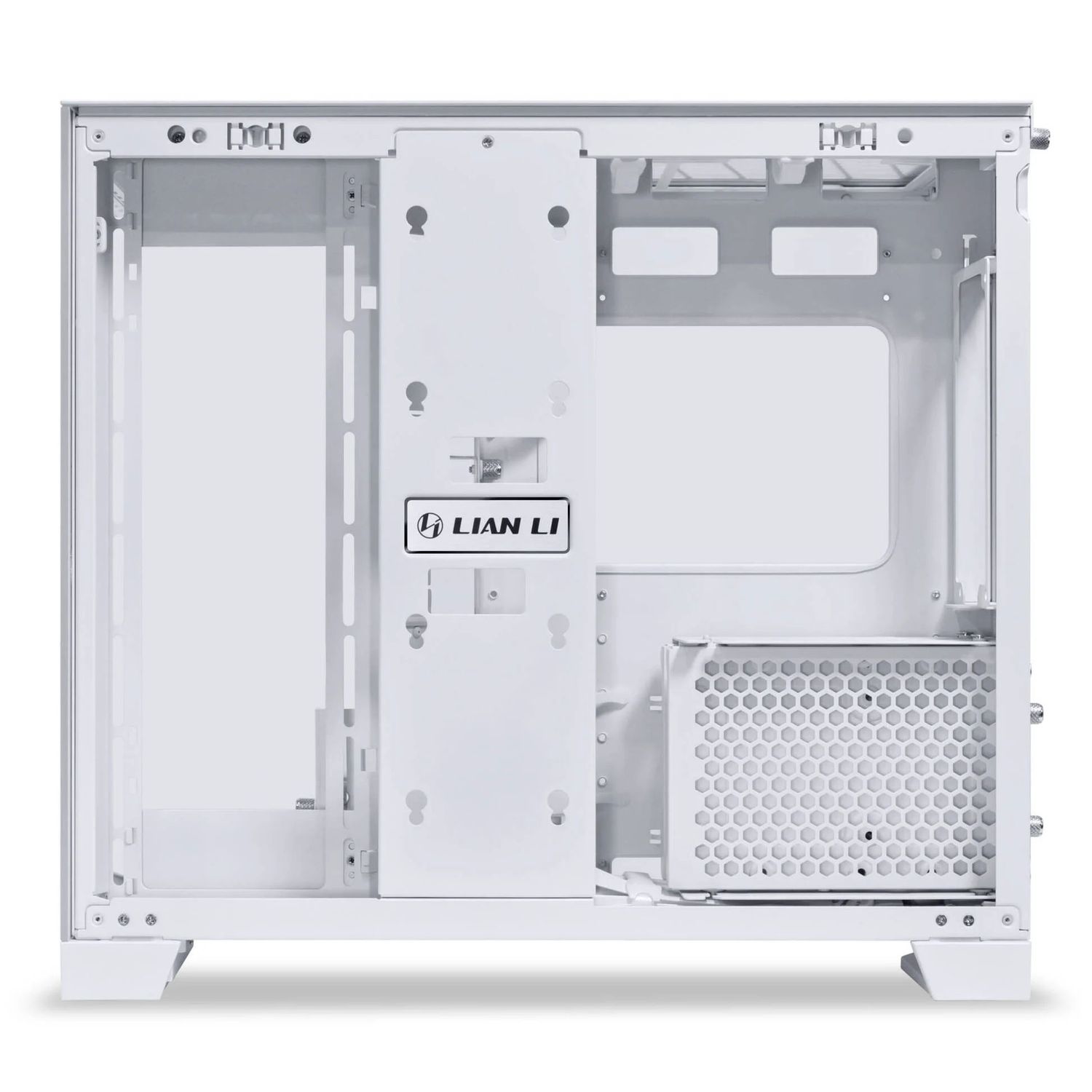Lian Li O11D Mini V2, Midi-tower ház,edzett üveg - fehér