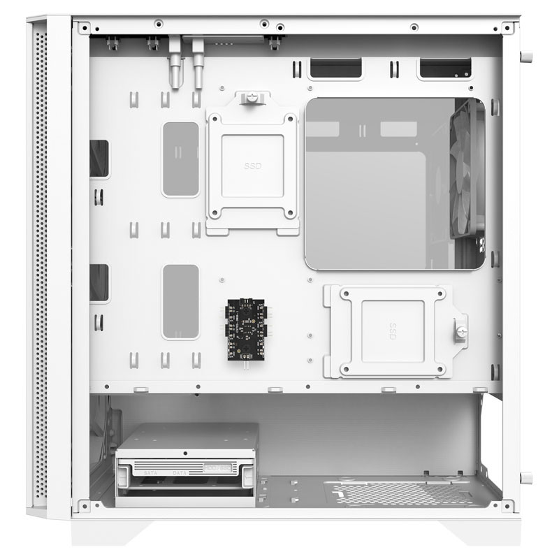 Számítógépház Montech AIR 100 ARGB mATX Fehér Edzett üveg