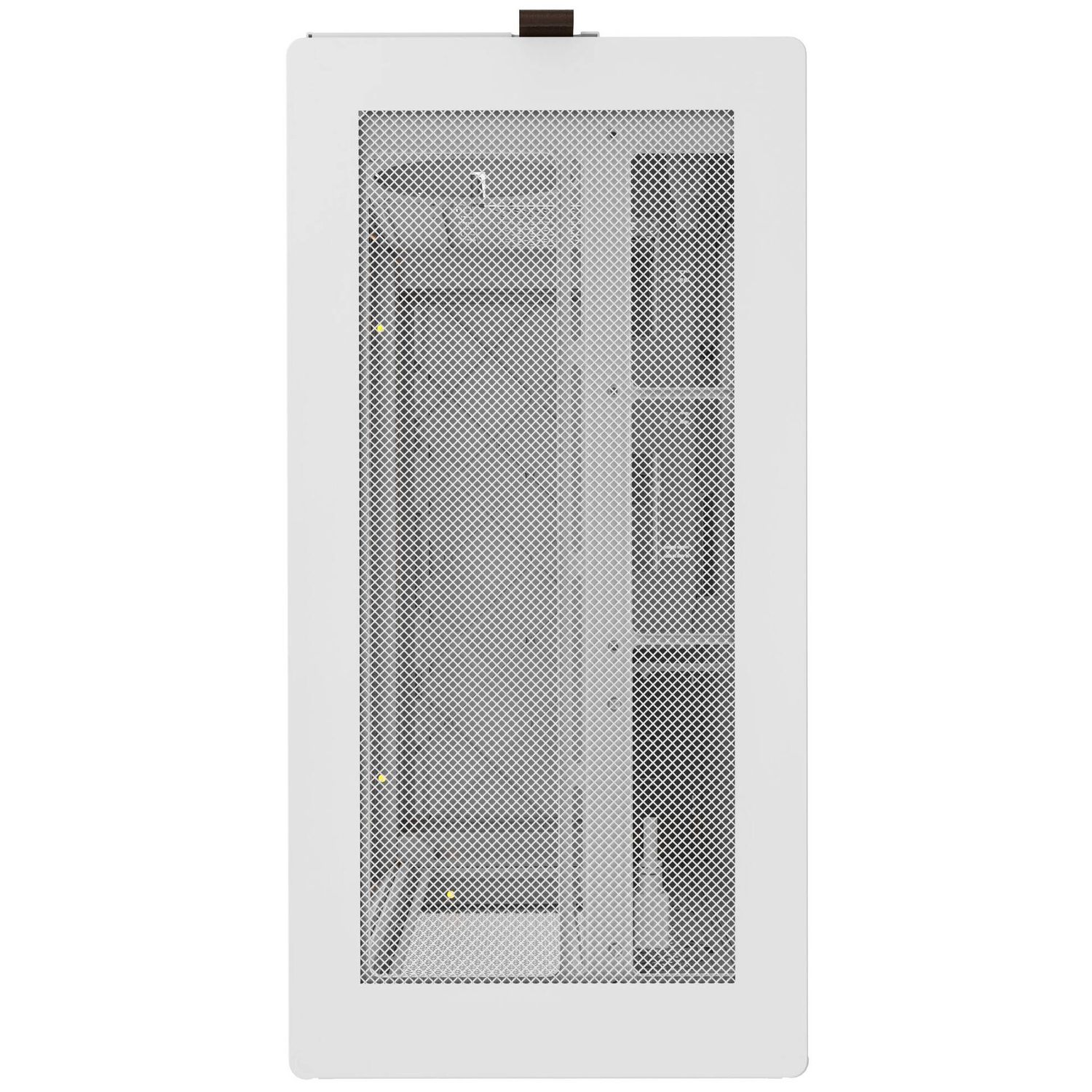 Montech HS01 PC case, midi tower, ATX, aRGB, tempered glass - white