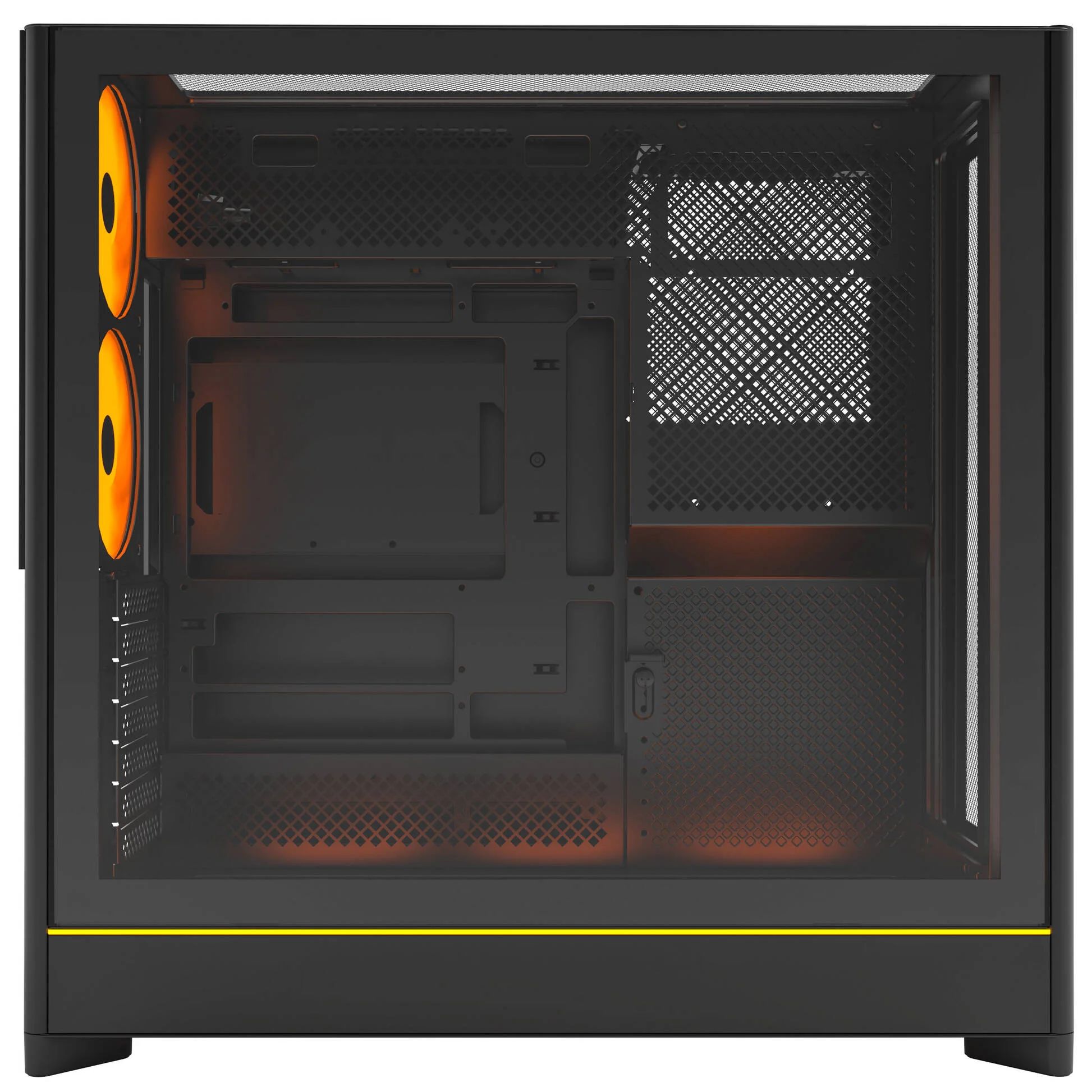 Montech HS01 PRO PC case, midi tower, ATX, aRGB, tempered glass - black