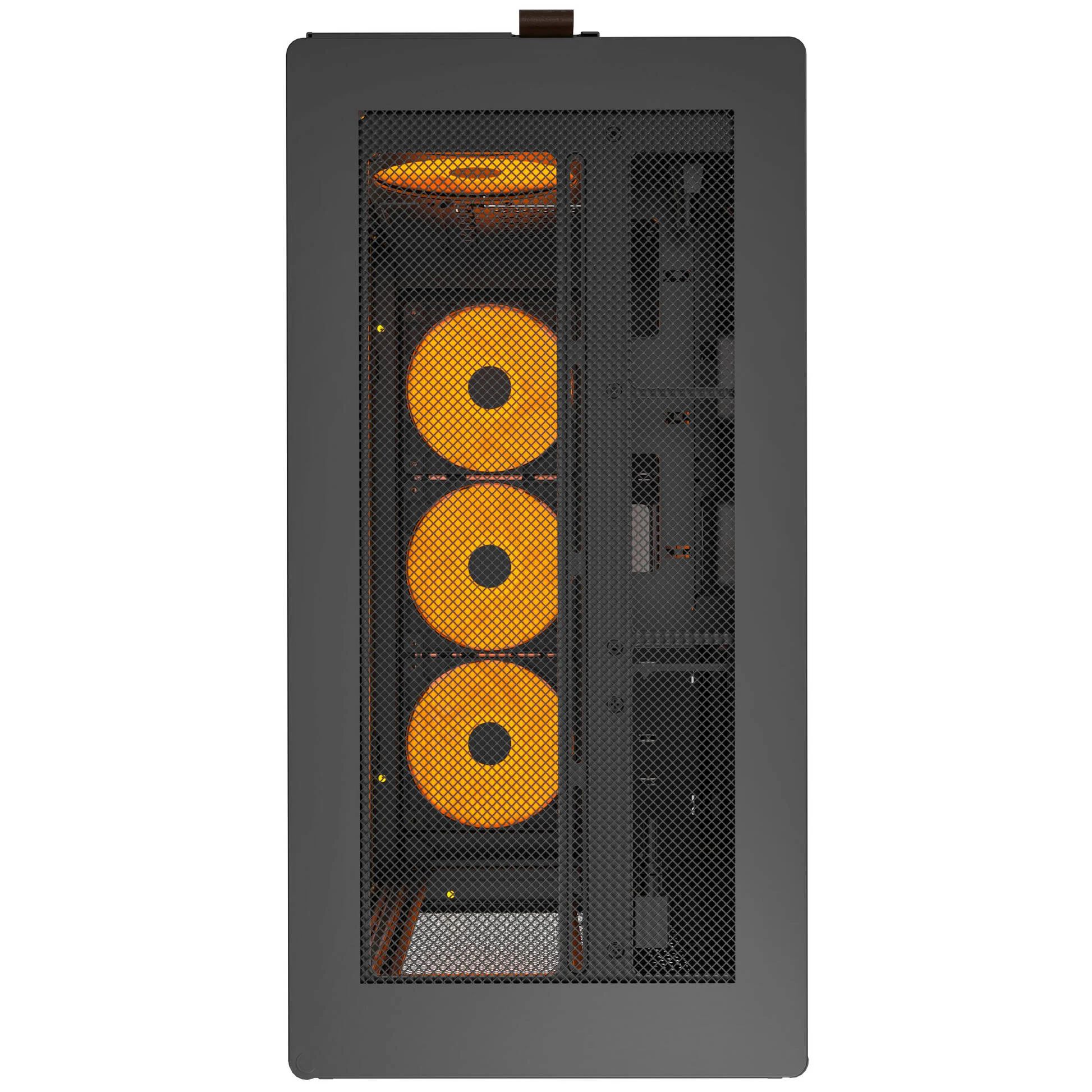 Montech HS01 PRO PC case, midi tower, ATX, aRGB, tempered glass - black