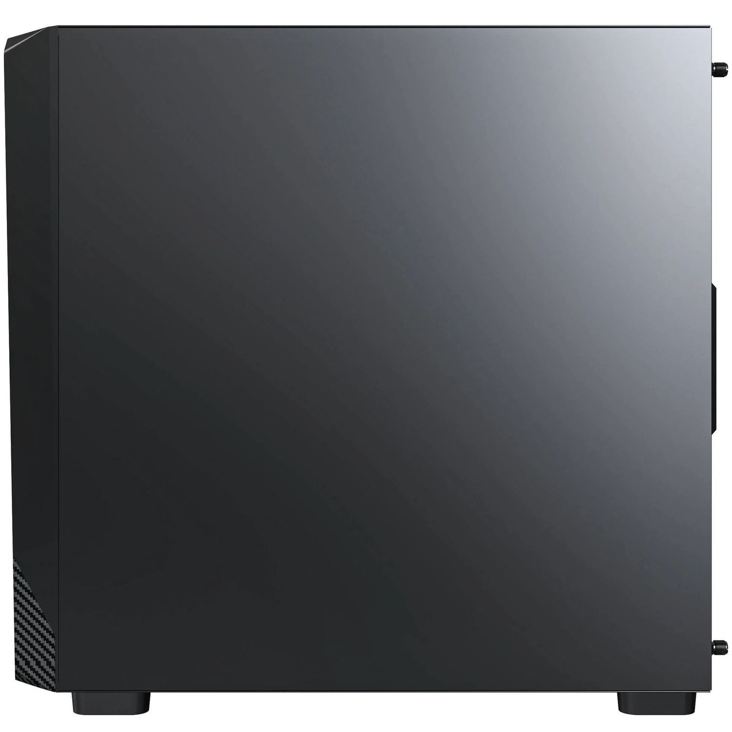 Montech X5M PC Case, Midi-Tower, Micro-ATX, ARGB, Tempered Glass, Black