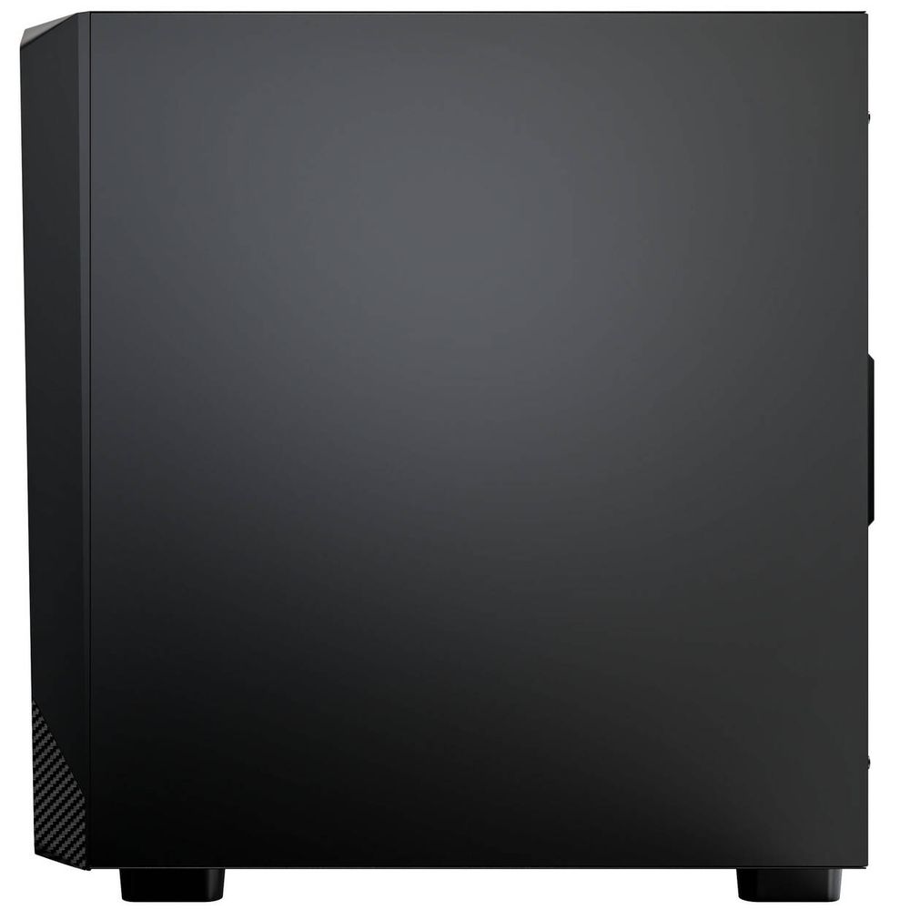 Montech X5 PC Case, Midi-Tower, Micro-ATX, ARGB, Tempered Glass, Black