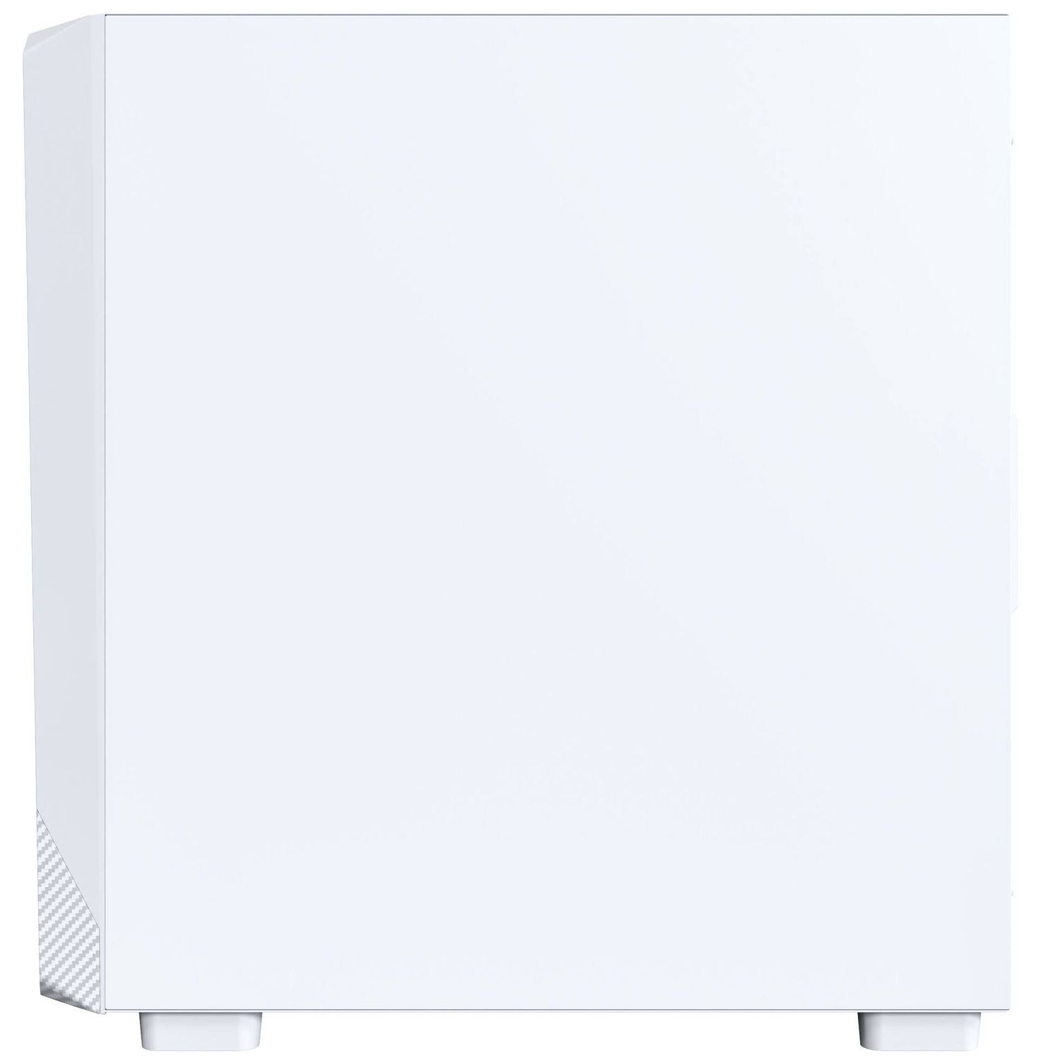 Montech X5 PC Case, Midi-Tower, Micro-ATX, ARGB, Tempered Glass, White