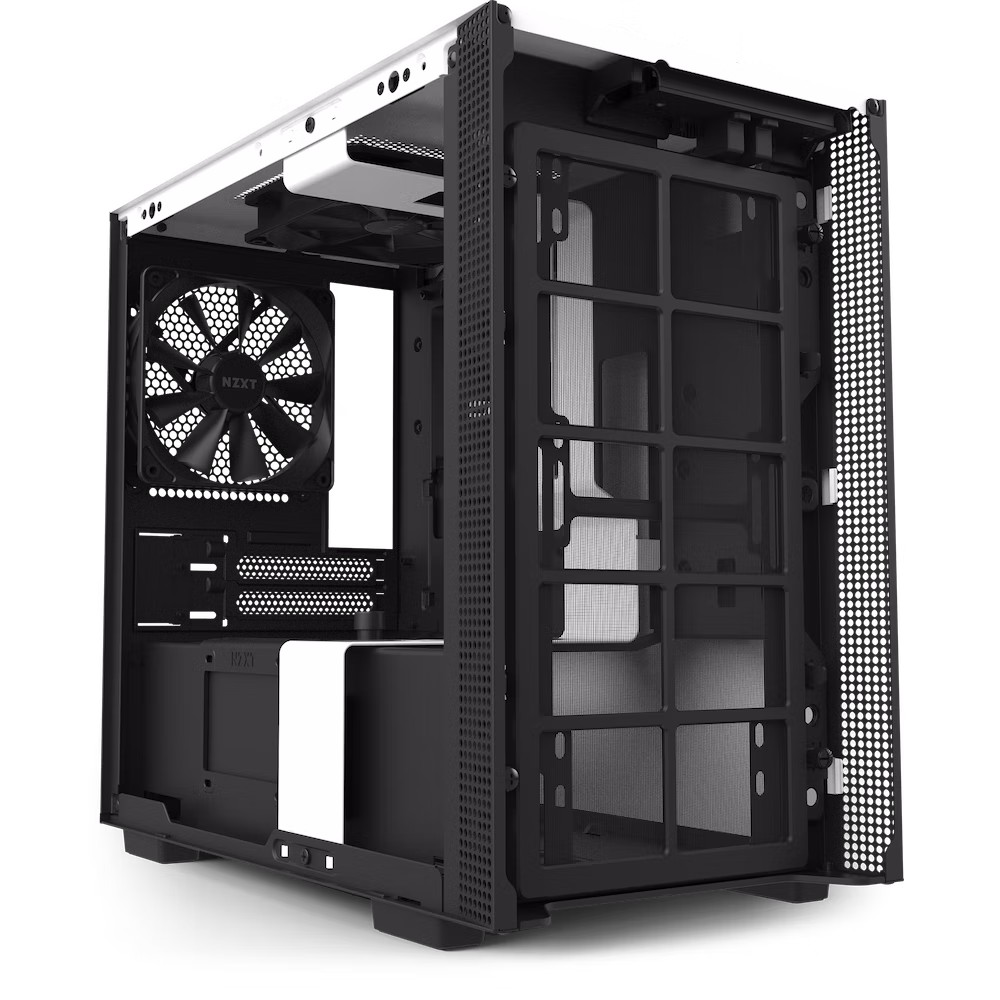 Számítógépház NZXT H210 ITX Fehér/Fekete Edzett üveg