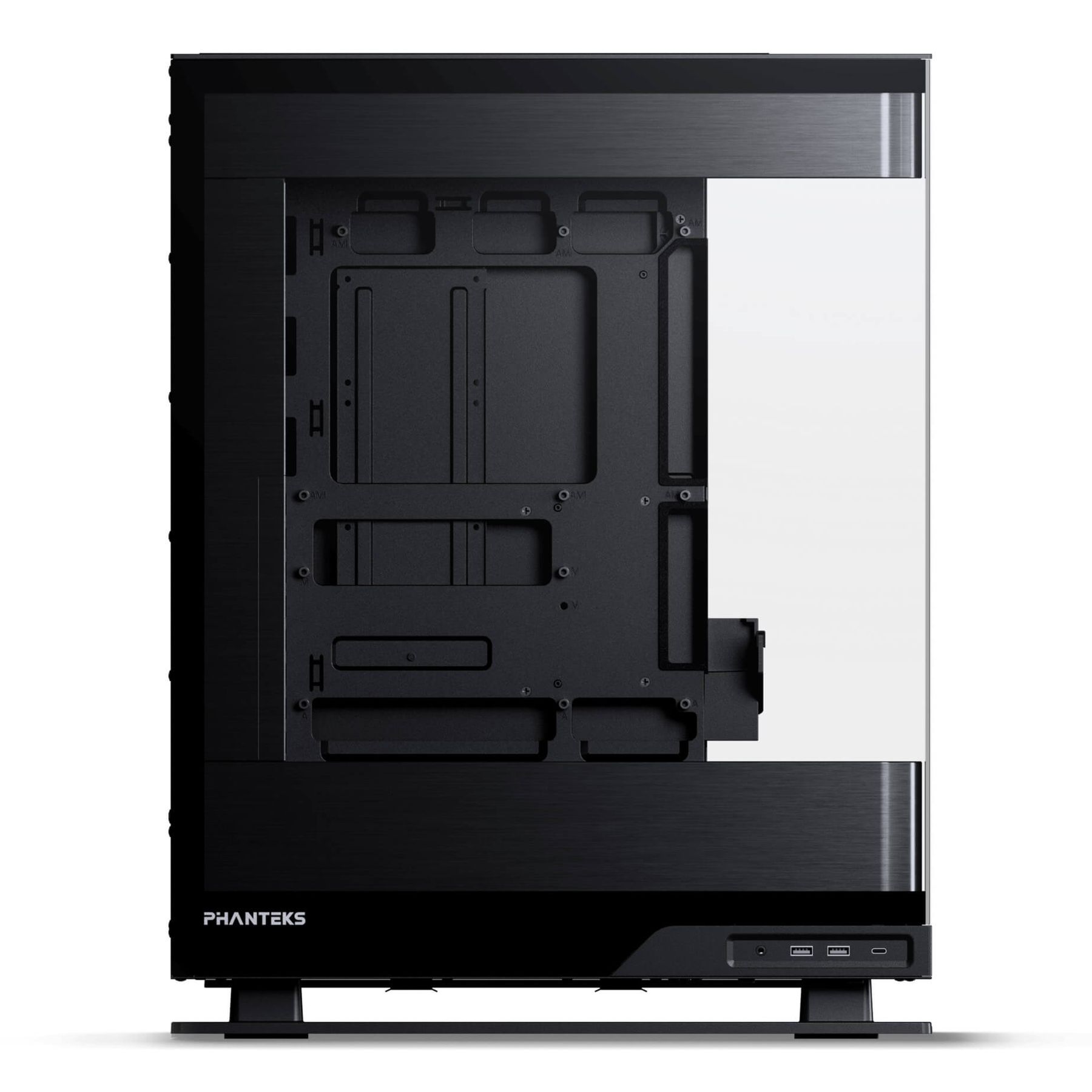 PPHANTEKS Evolv Series X2 Case Tempered Glass Windows, DRGB, Satin Black