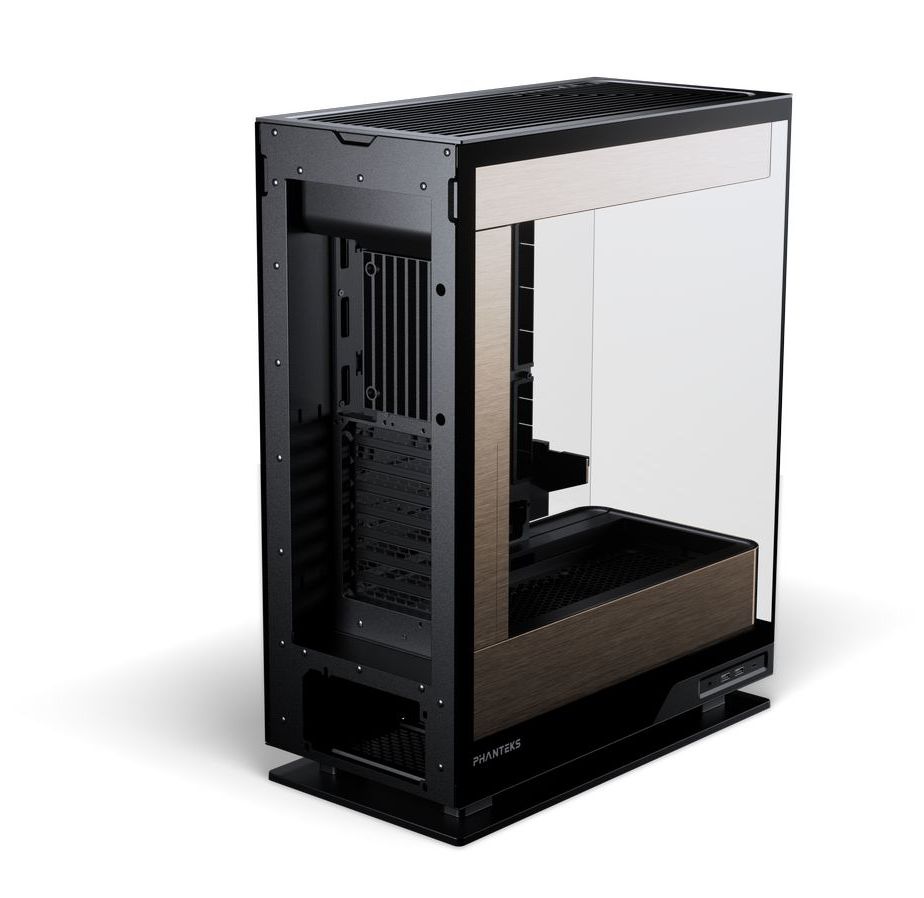 PPHANTEKS Evolv Series X2 Case Tempered Glass Windows, DRGB, Satin Black/Gold