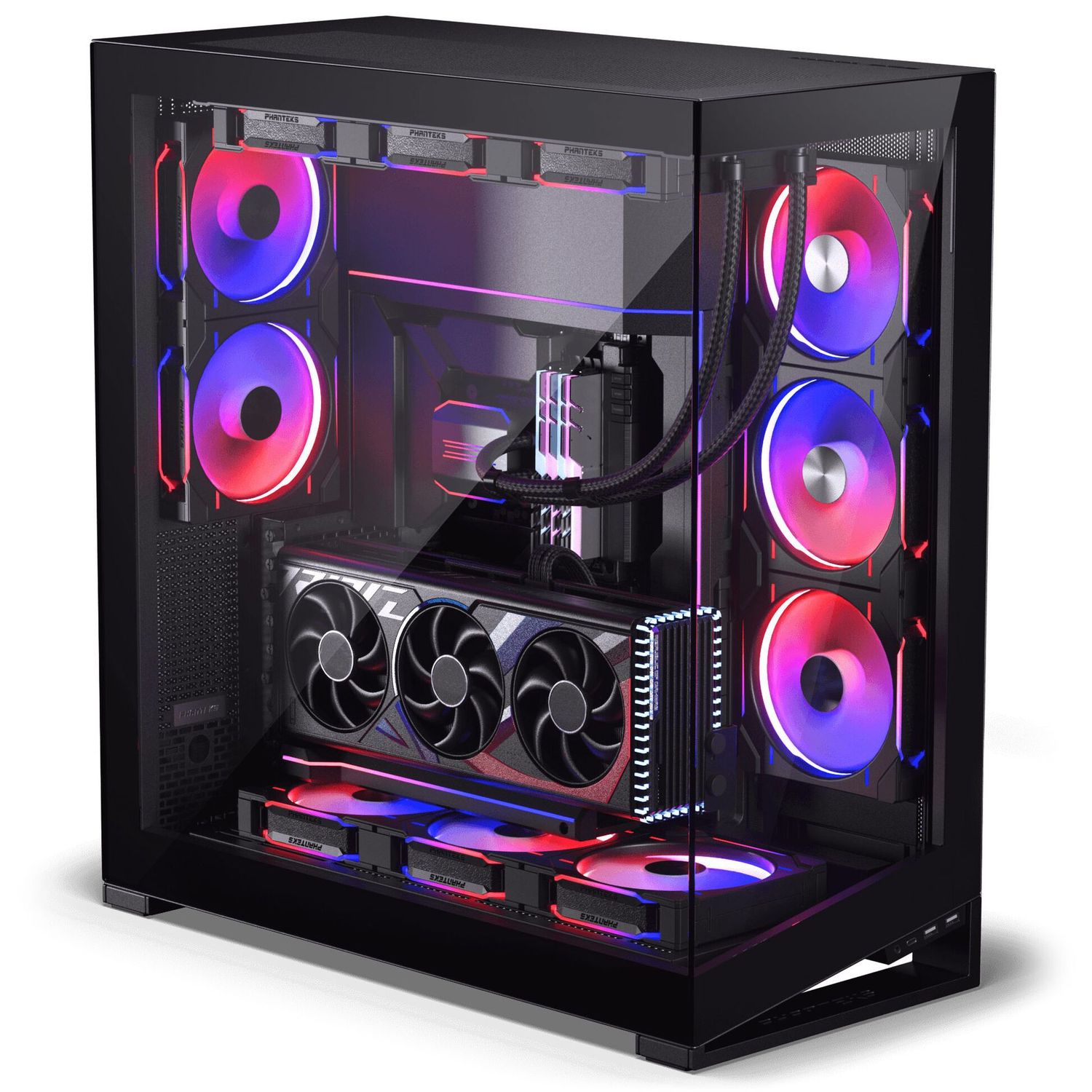 PHANTEKS NV-Series NV9 MK2 PC case, big tower, EATX, DRGB, tempered glass - black