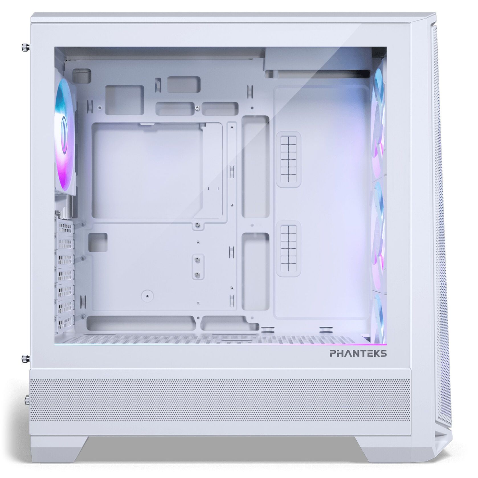 PHANTEKS Eclipse G400A Case, Tempered Glass, 140mm DRGB Fan x 4, Matte White