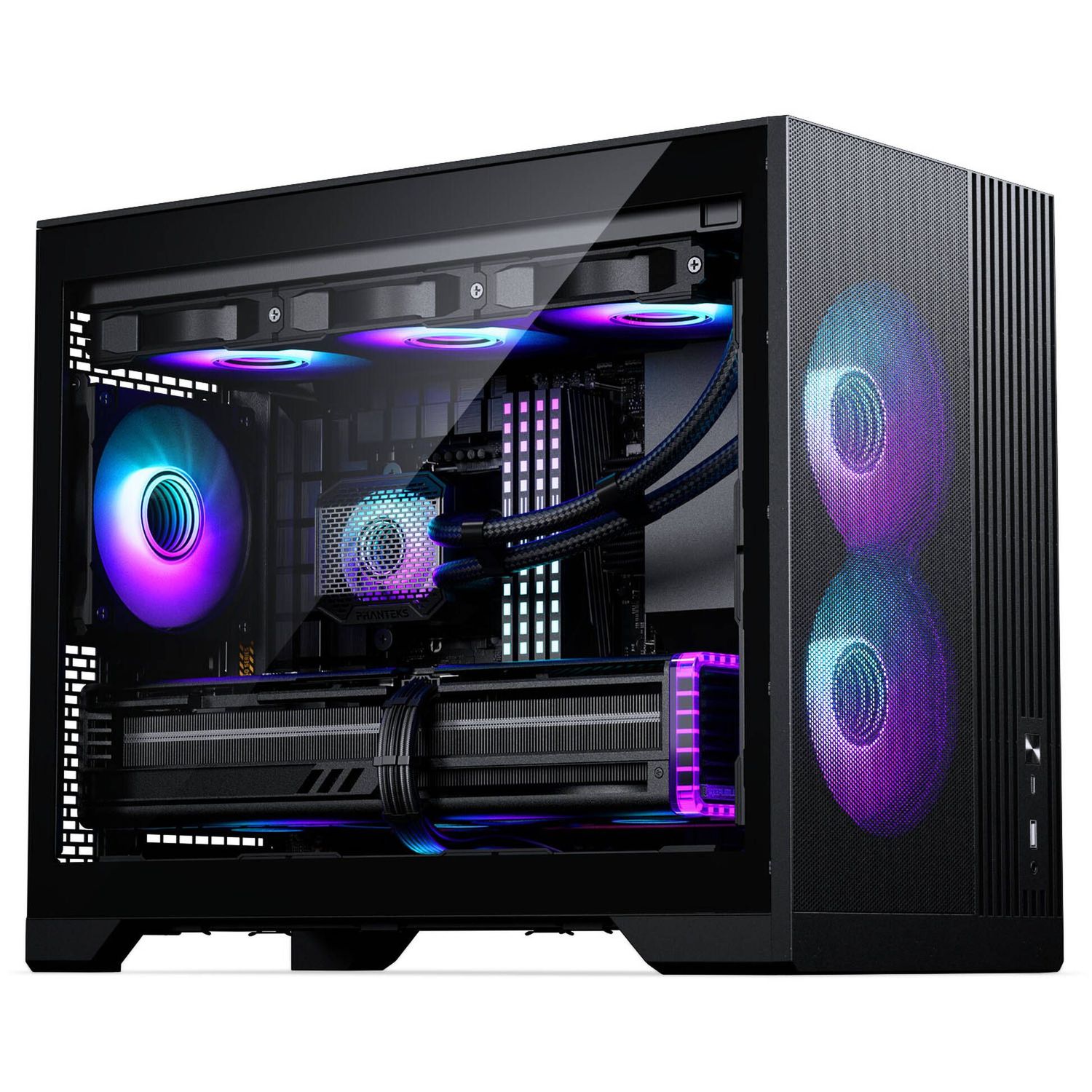PC Case PHANTEKS XT M3 MATX, Tempered Glass, Black
