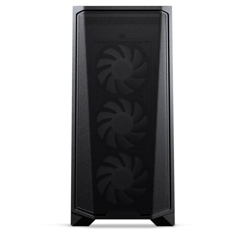Computer Case PHANTEKS G370A, Tempered Glass, 3 x 120mm DRGB Fan, Black