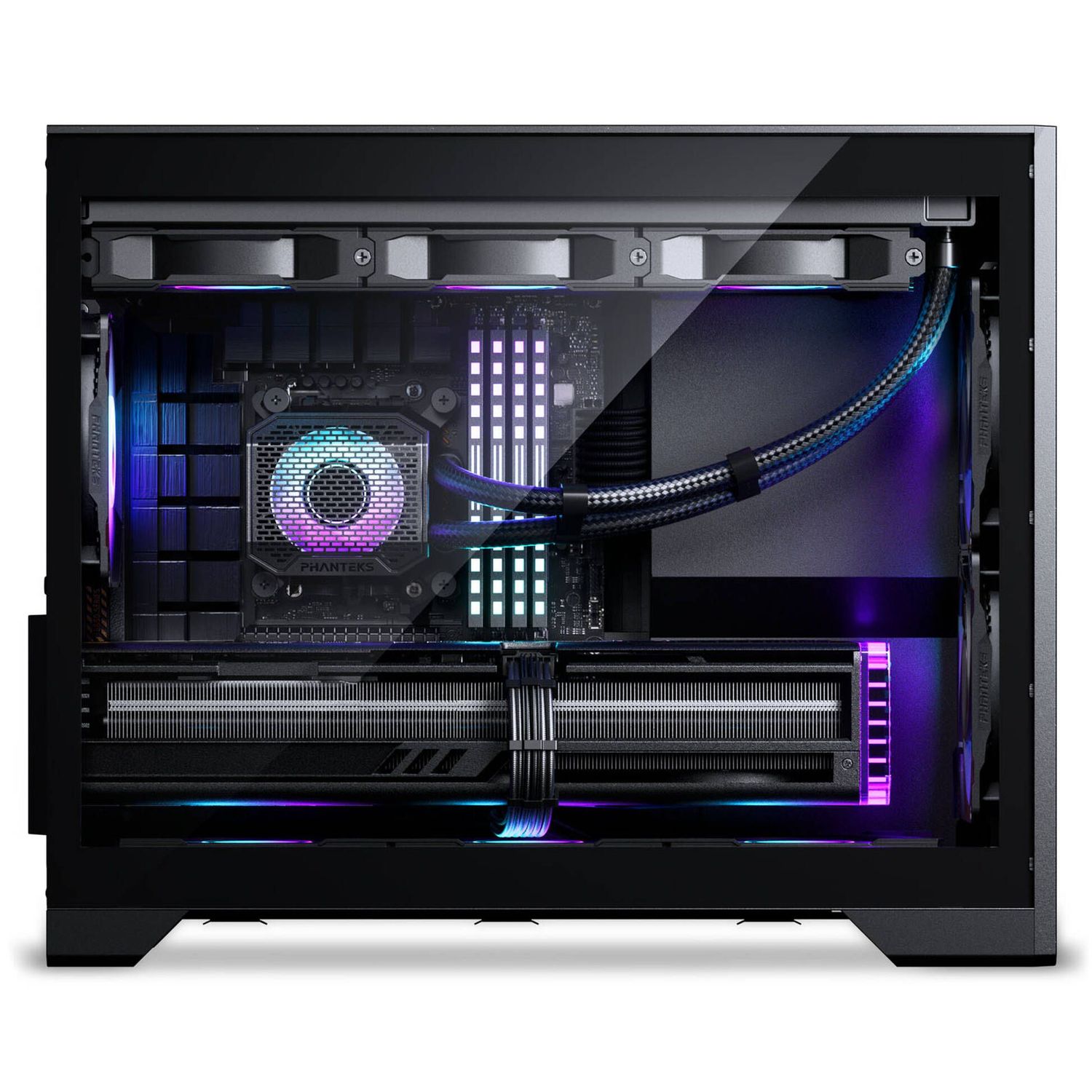 PC Case PHANTEKS XT M3 MATX, 3x DRGB Fans, Tempered Glass, Black