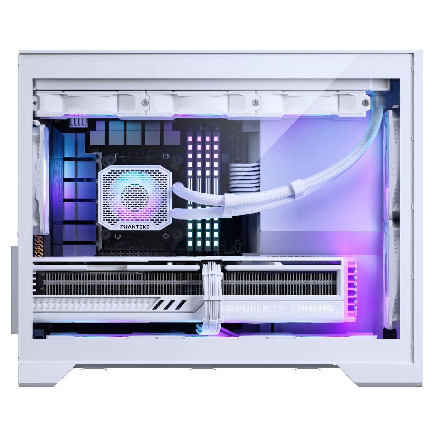 PC Case PHANTEKS XT M3 MATX, 3x DRGB Fans, Tempered Glass, White