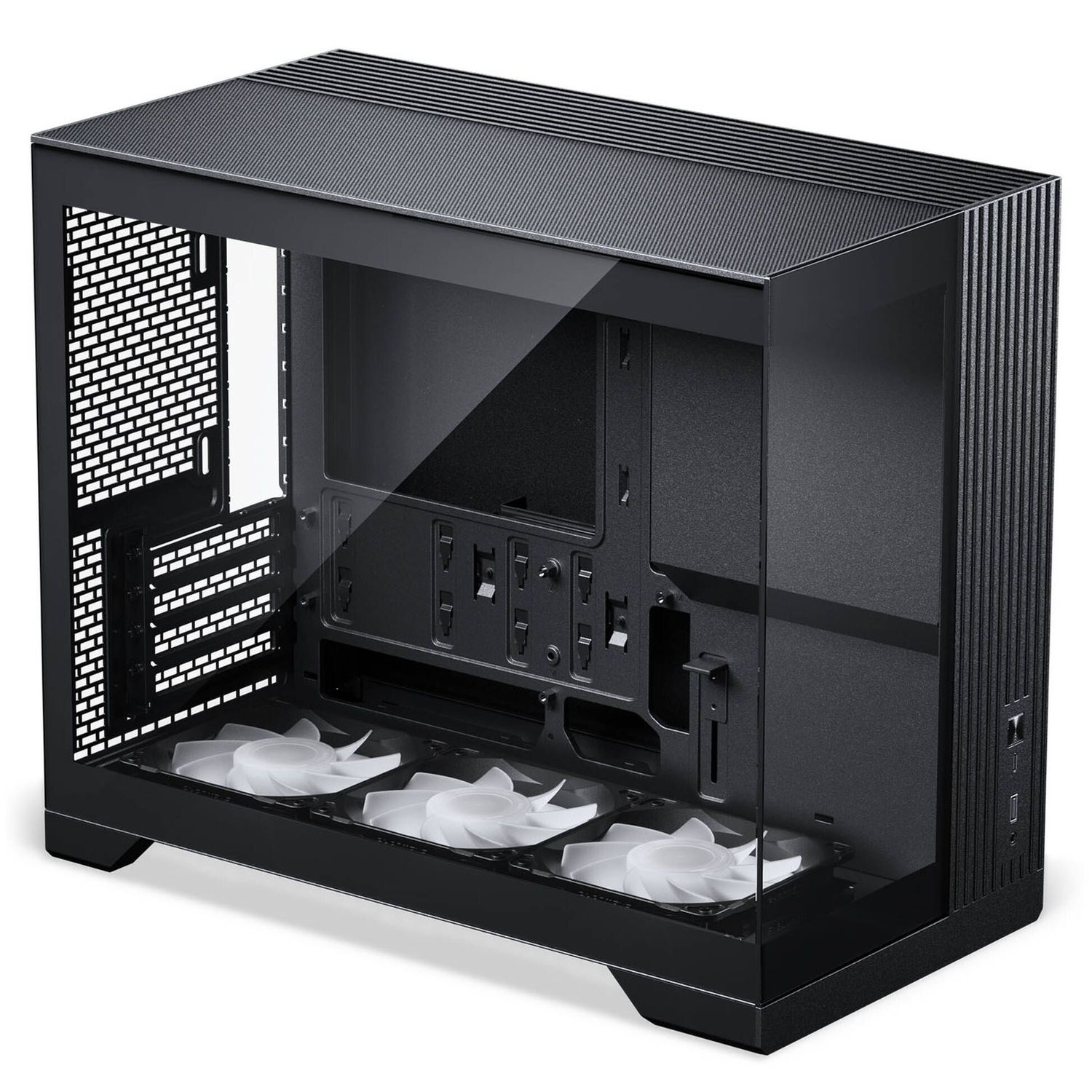 PHANTEKS XT V3 MATX ház, 3 db 120 mm-es ventilátorral, edzett üveg ablak, fekete