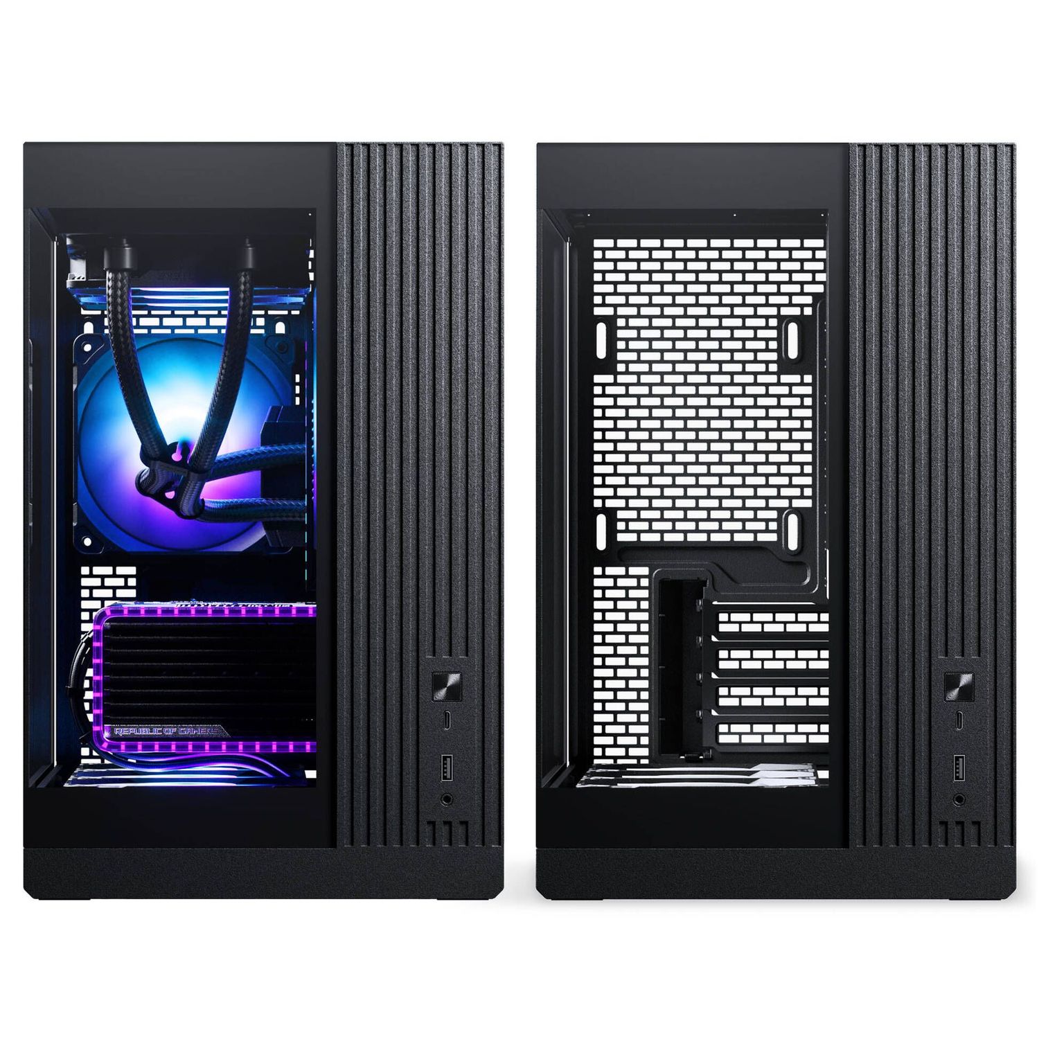 PHANTEKS XT V3 MATX ház, 3 db 120 mm-es ventilátorral, edzett üveg ablak, fekete