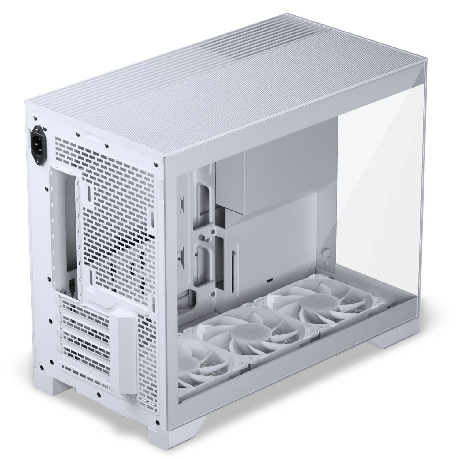 PHANTEKS XT V3 MATX ház, 3 db 120 mm-es ventilátorral, edzett üveg ablak, fehér