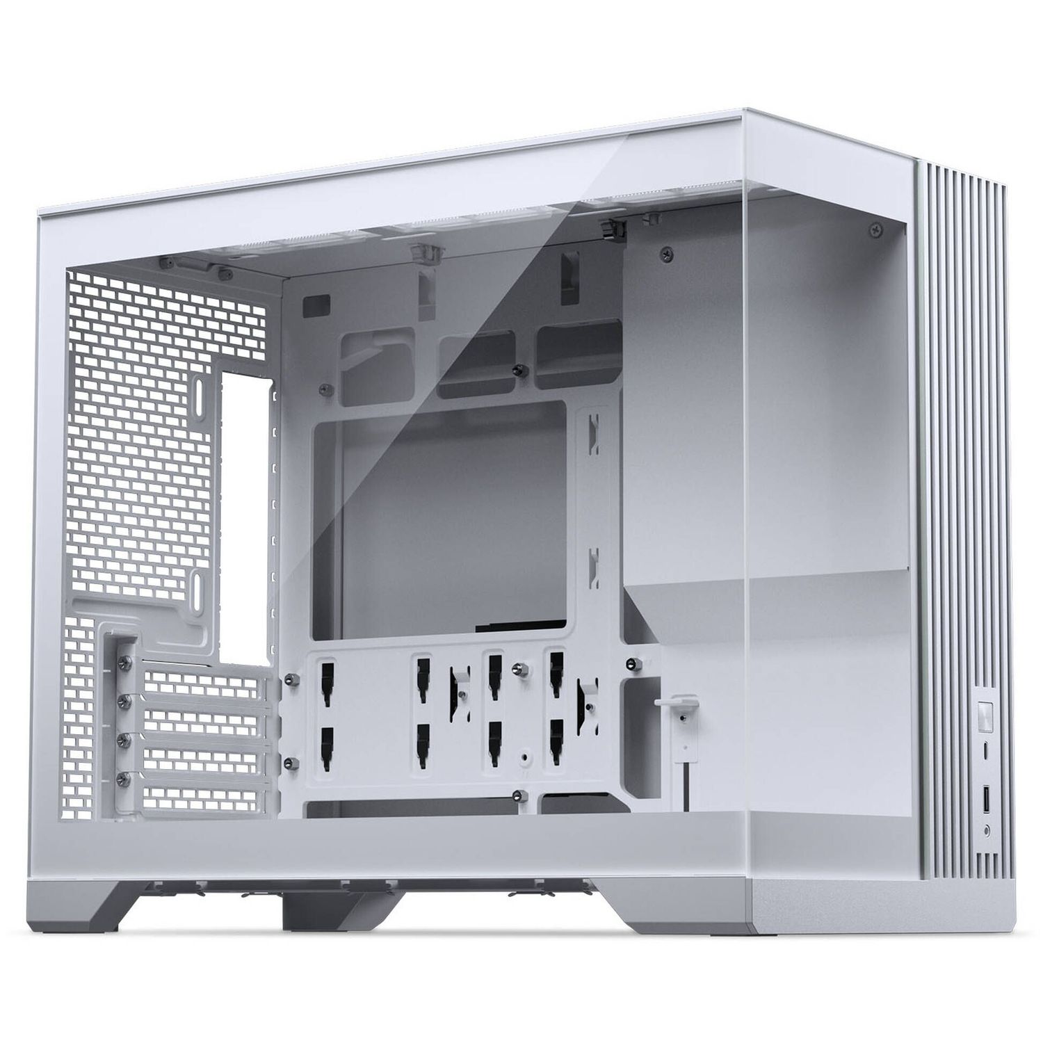 PHANTEKS XT V3 MATX ház, 3 db 120 mm-es ventilátorral, edzett üveg ablak, fehér