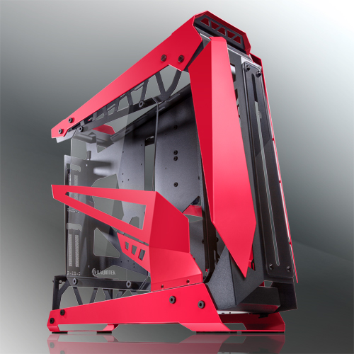 Számítógépház RAIJINTEK NYX Pro Showcase E-ATX Edzett üveg Piros