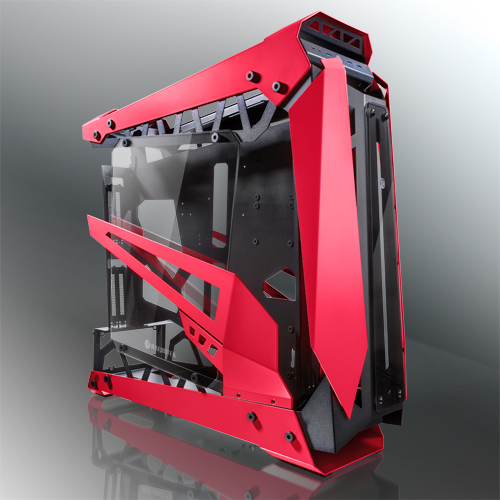 Számítógépház RAIJINTEK NYX Pro Showcase E-ATX Edzett üveg Piros