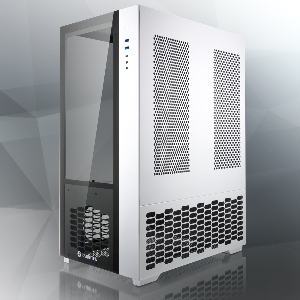 Számítógépház RAIJINTEK Paean Premium ATX Edzett üveg Fehér