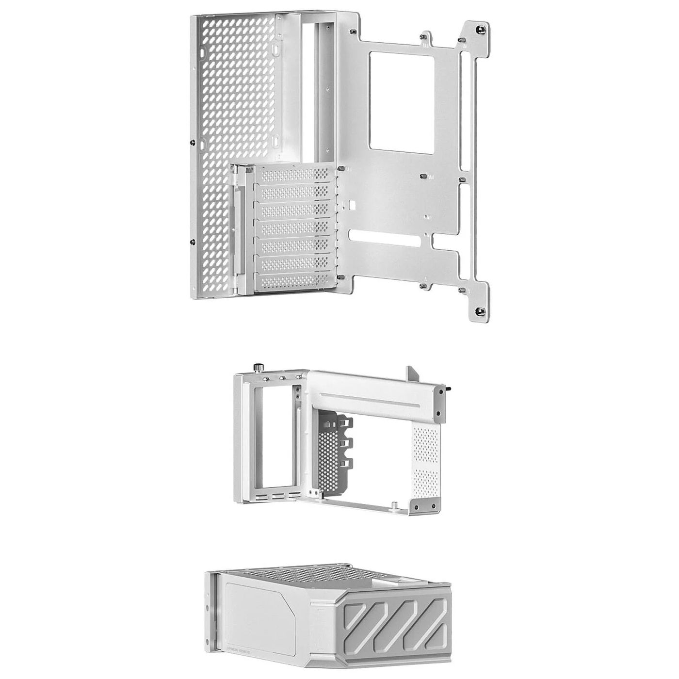 Számítógépház TRYX LUCA L70 Midi-Tower, edzett üveg, ARGB - fehér