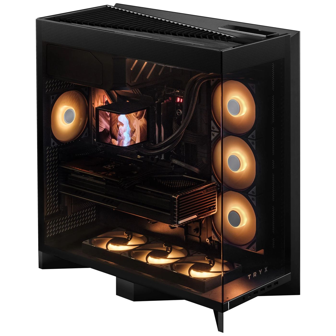 TRYX LUCA L70 Midi-Tower, Tempered Glass, ARGB - schwarz