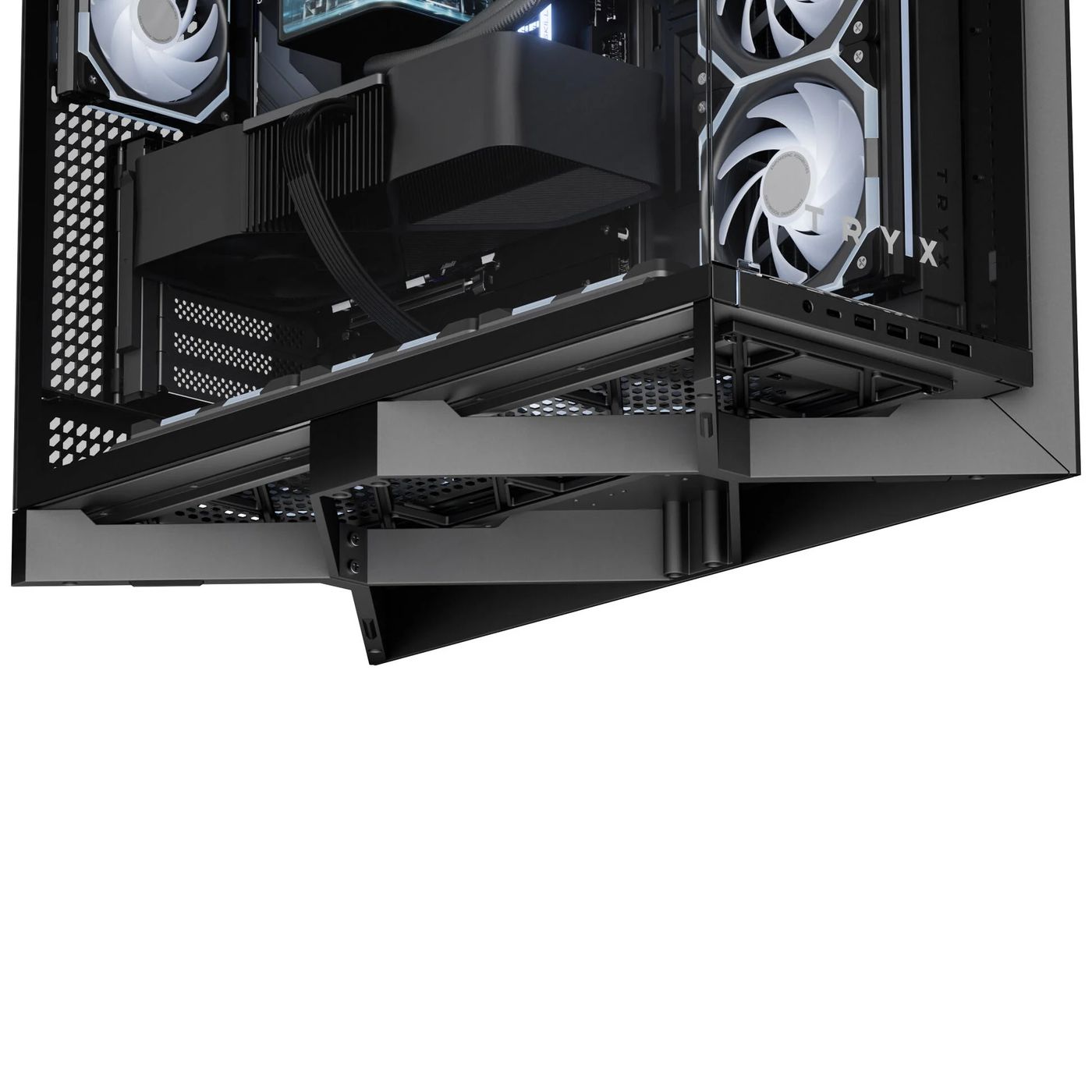 TRYX LUCA L70 Midi-Tower, Tempered Glass, ARGB - schwarz