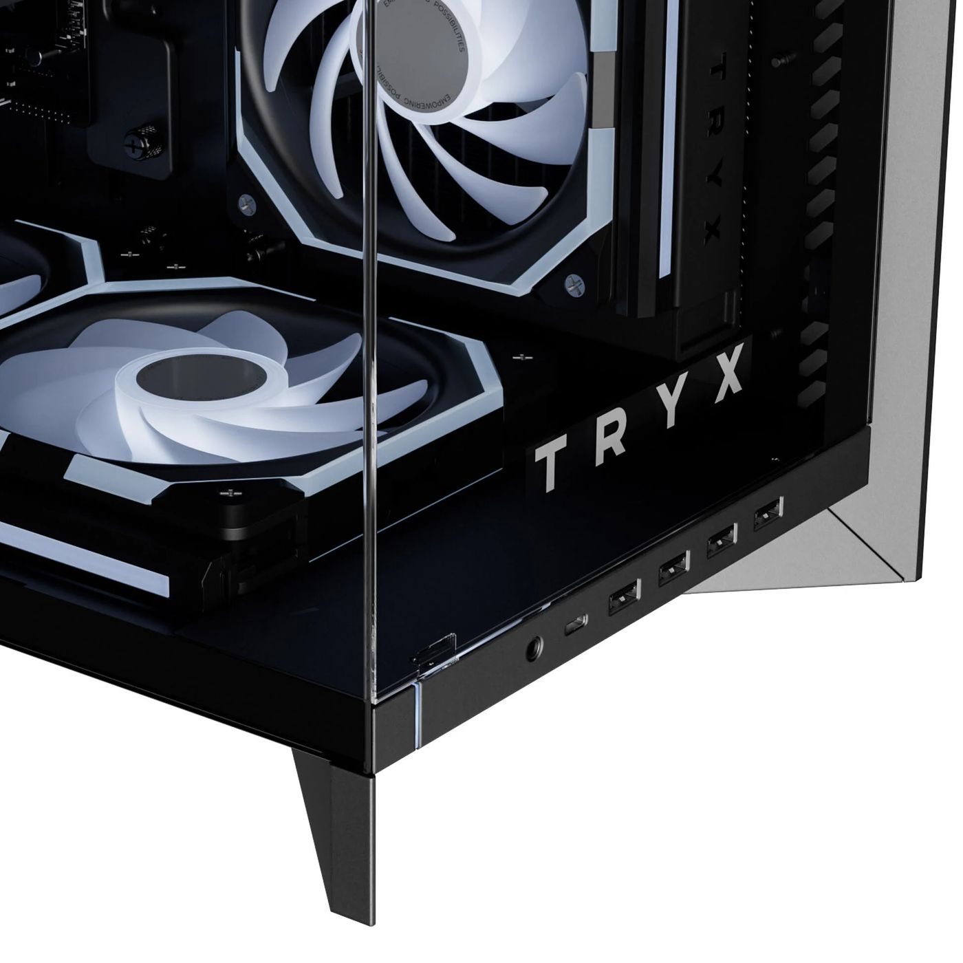 TRYX LUCA L70 Midi-Tower, Tempered Glass, ARGB - schwarz