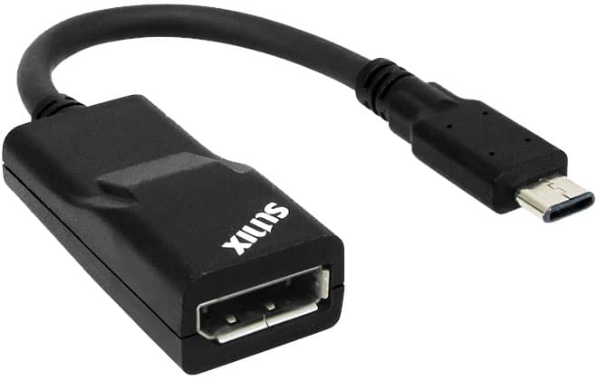 Akasa Type C to DisplayPort converter, supports resolutions up to 4K, 1080p and 2560 x 1600