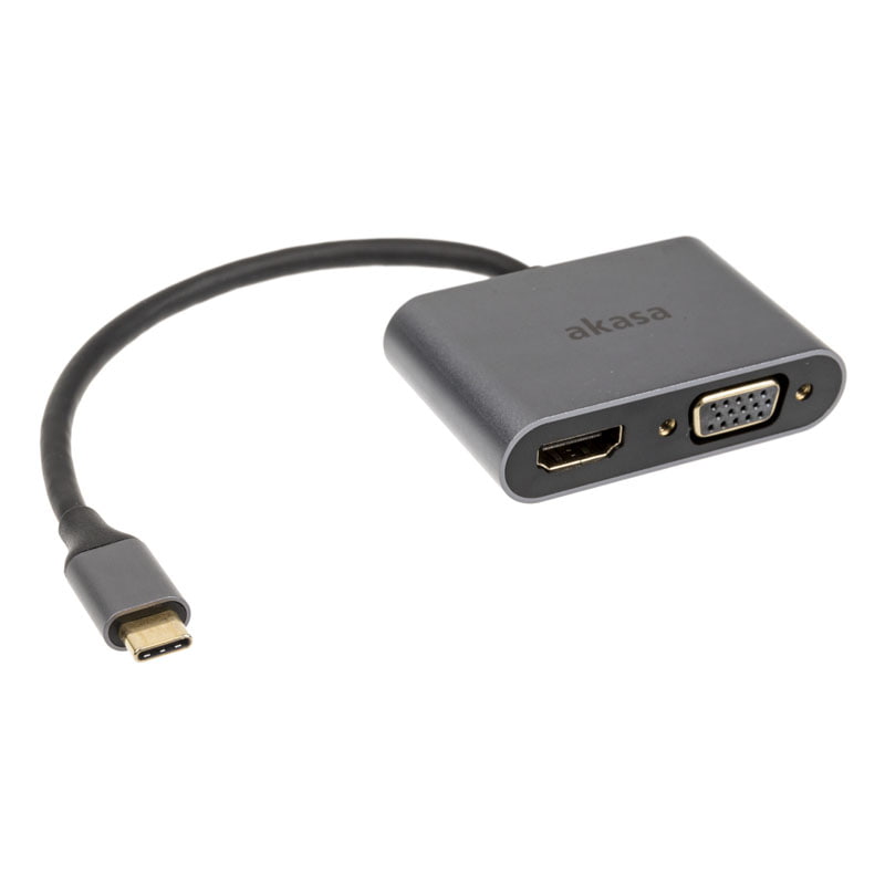 Kábel USB Átalakító Akasa USB 3.1 Type-C (Male) - DisplayPort +HDMIAdapter