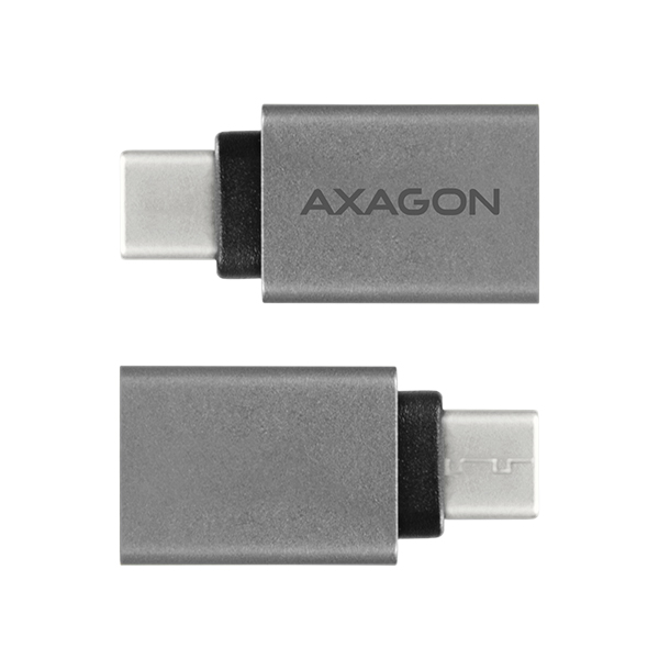 Kábel Axagon RUCM-AFA USB-C 3.2 (M) > USB-A (F) adapter, 31mm, alu