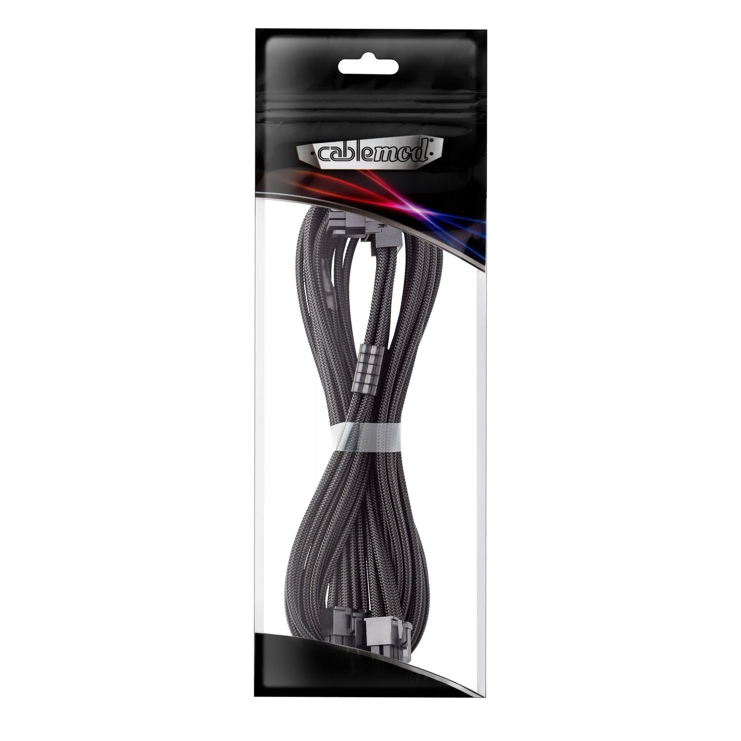 Adapterkábel Cablemod C-Series Pro - A Verzió, 90°, 16-tűs 2Dx8 tűs PCIe, Fekete