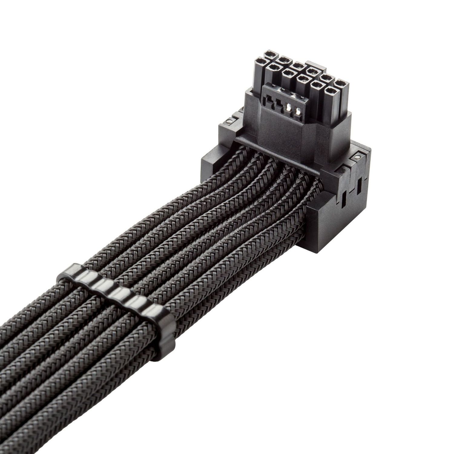 Adapterkábel Cablemod C-Series Pro - A Verzió, 90°, 16 pin - 3x8 pin PCIe, Fekete