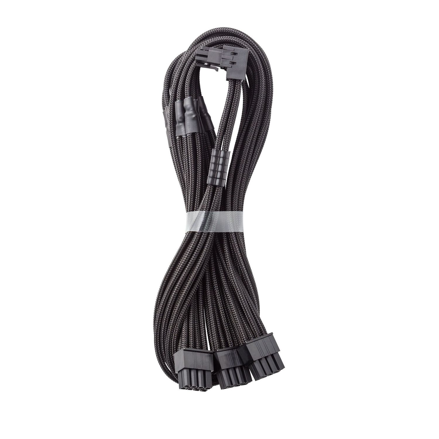 Adapterkábel Cablemod C-Series Pro - B Verzió, 90°, 16 pin - 3x8 pin PCIe, Fekete