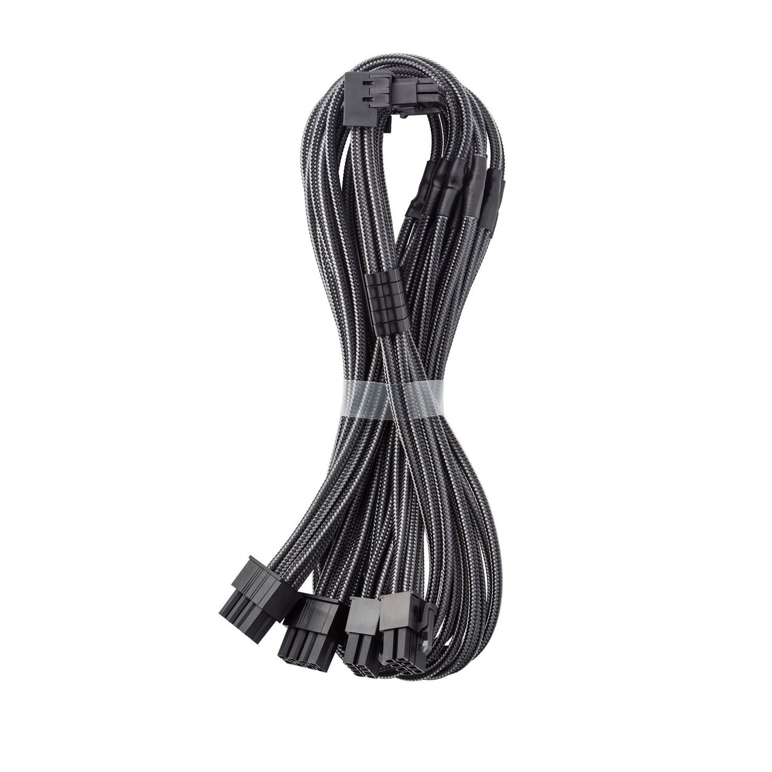 Adapterkábel Cablemod C-Series Pro - B Verzió, 90°, 16 pin - 4x 8 pin PCIe, Carbon