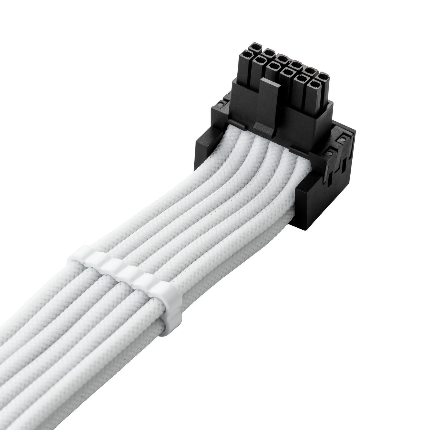 Adapterkábel Cablemod C-Series Pro - B Verzió, 90°, 16 pin - 4x 8 pin PCIe, fehér
