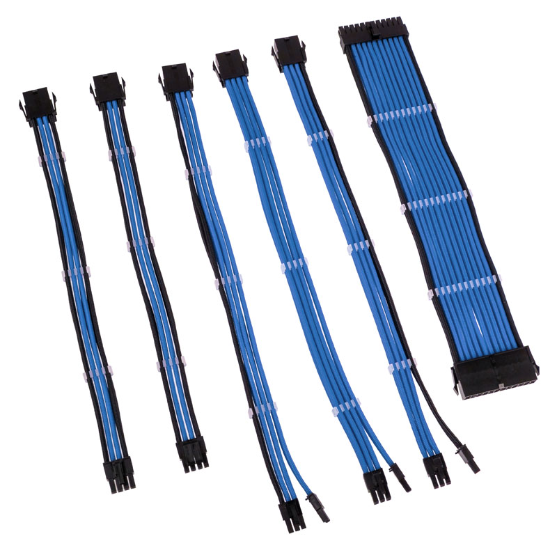 Kábel Modding Kolink Core Adept hosszabbító szett Kék