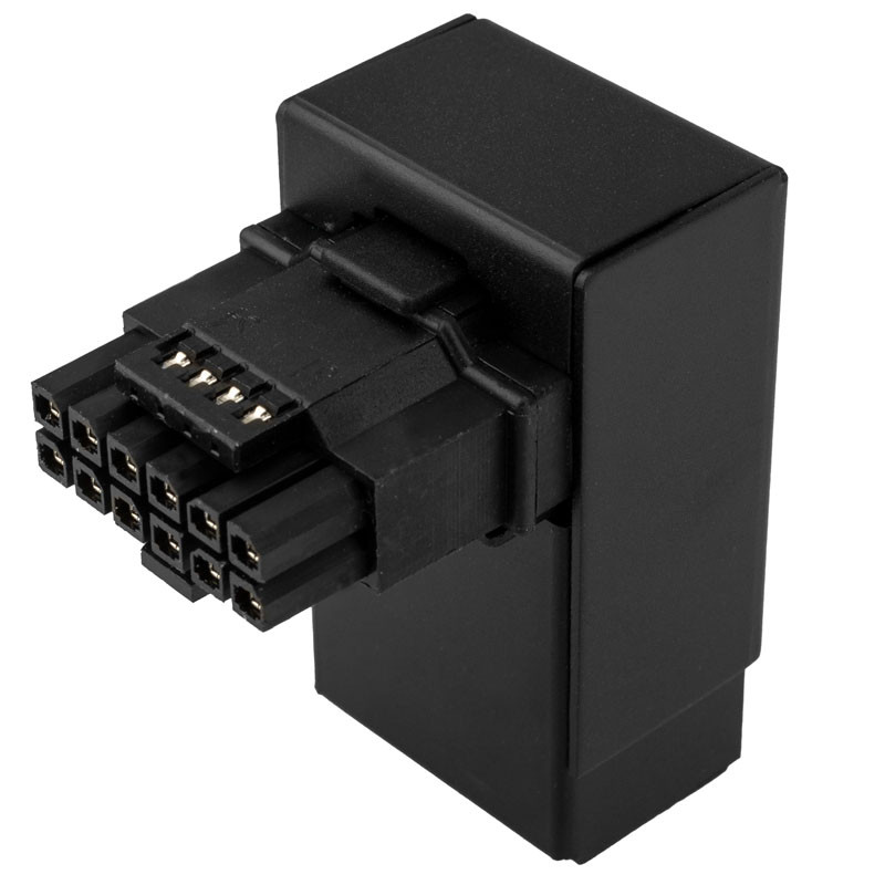 Kolink Core Pro 12V-2x6 90 Degree Adapter - Type 1 Black