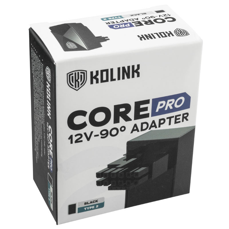 Adapter Kolink Core Pro 12VHPWR-2x6pin 90fok Adapter - Type 2