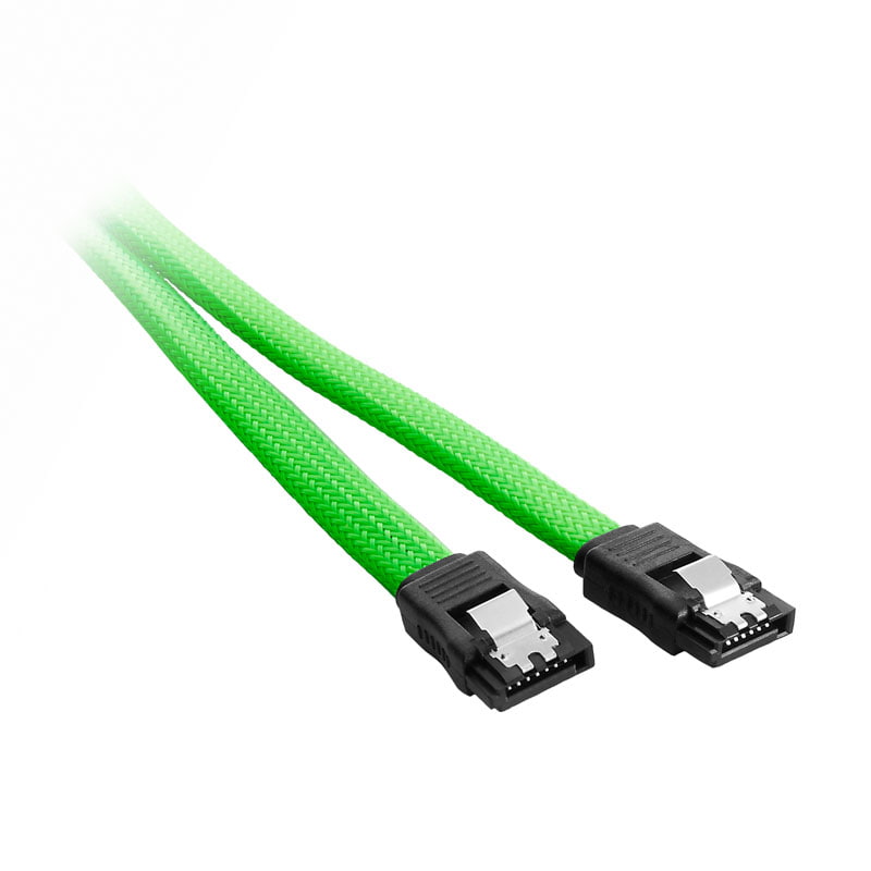 Kábel Cablemod ModMesh SATA 3 kábel 60cm - világoszöld