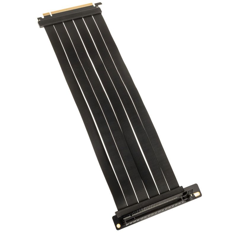 Kolink PCIe 5.0 Riser-Kabel, 90fok, x16 - fekete, 300mm