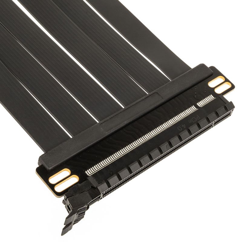 Kolink PCIe 5.0 Riser-Kabel, 180fok, x16 - fekete, 300mm