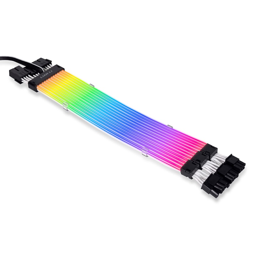 Kábel Lian Li Strimer Plus V2 Triple 8-Pin RGB VGA Tápkábel 30cm D-RGB