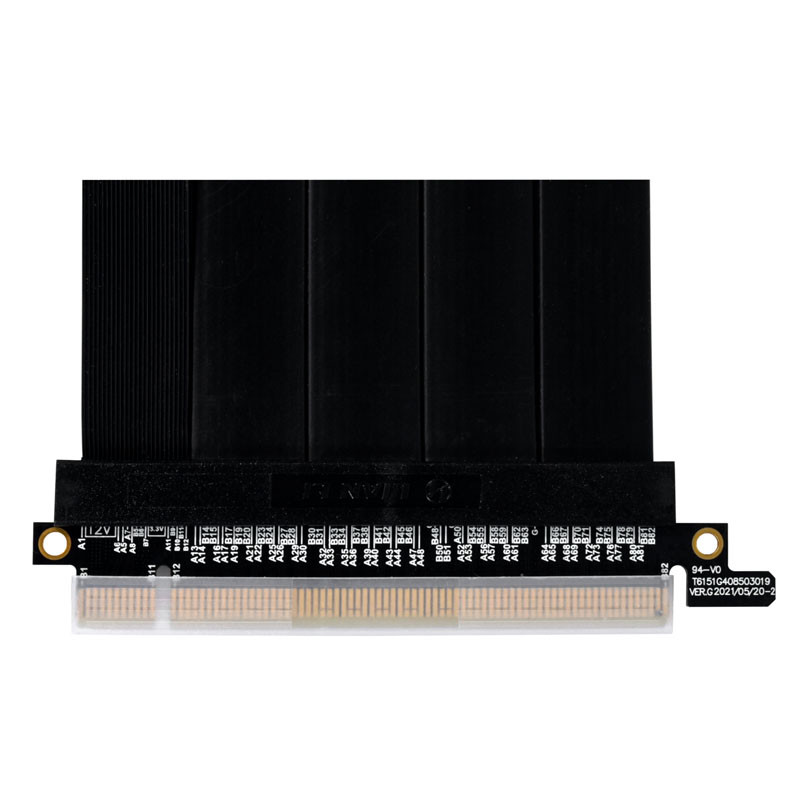 Kábel Riser Lian Li PW-PCI-4-60X PCIE4.0 fekete - 60cm