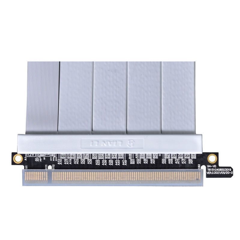Kábel Riser Lian Li PW-PCI-4-60X PCIE4.0 fehér - 60cm