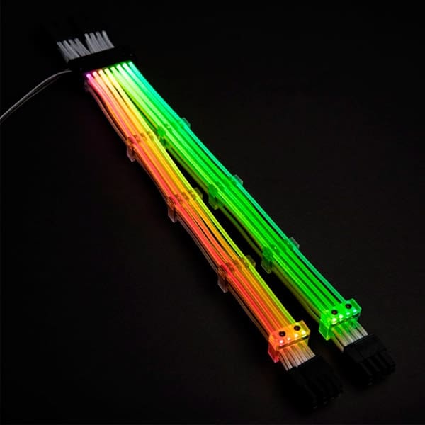Kábel Lian Li Strimer 8-Pin RGB VGA Tápkábel 30cm (Aura Sync)